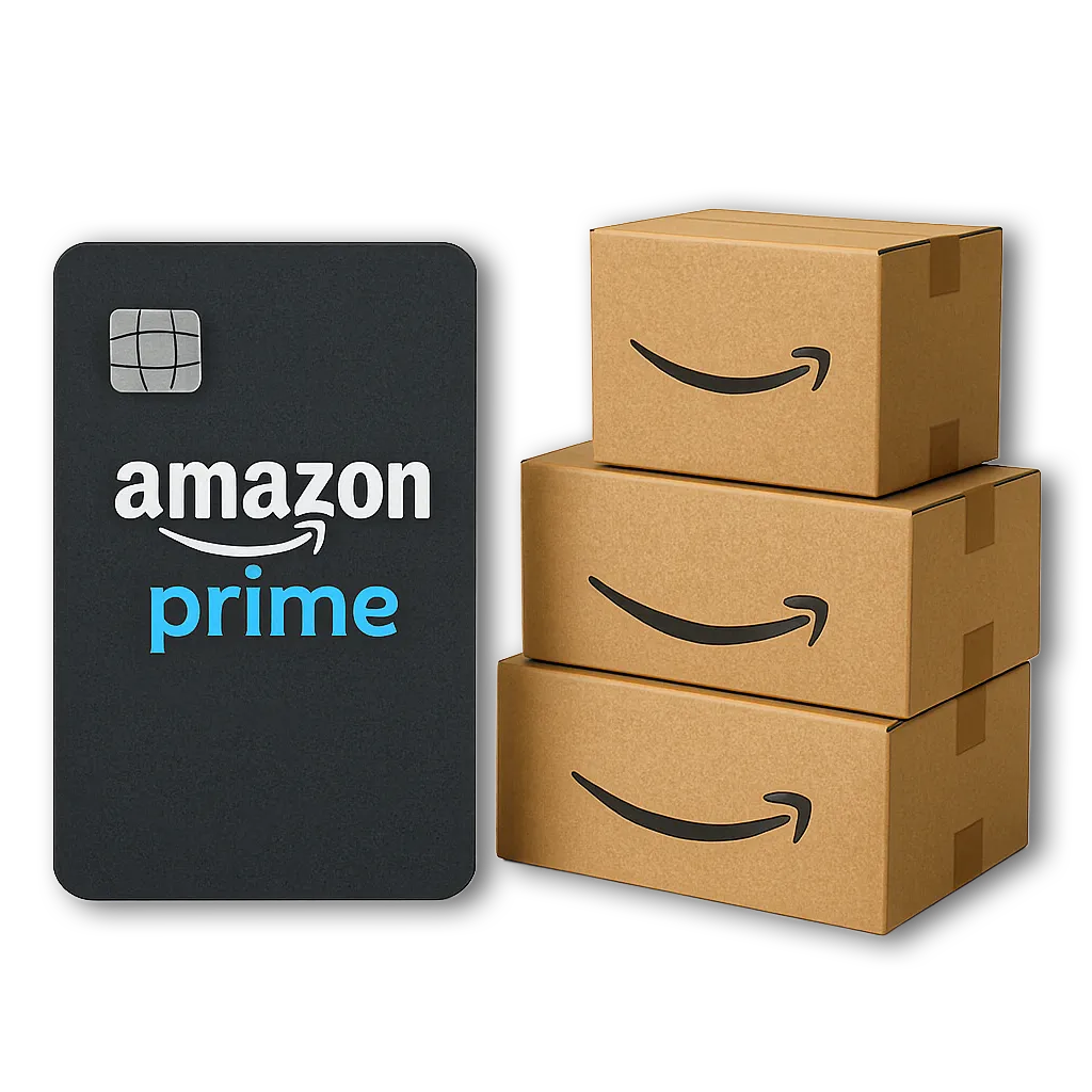 Amazon card and package reward